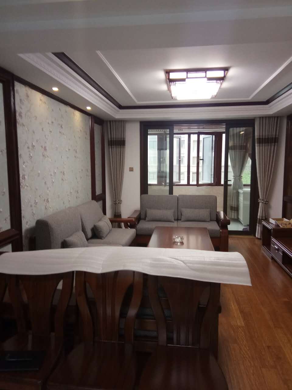 蕪湖公園大道130平方原木雅苑風(fēng)格裝修驗收