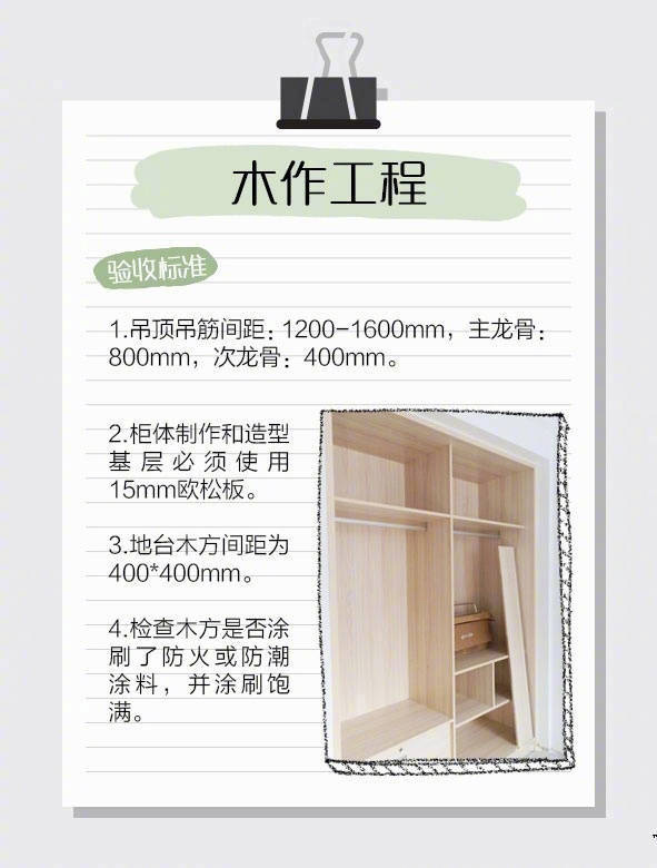 裝修7項(xiàng)工程驗(yàn)收標(biāo)準(zhǔn)，讓“豆腐渣”工程無處遁形~